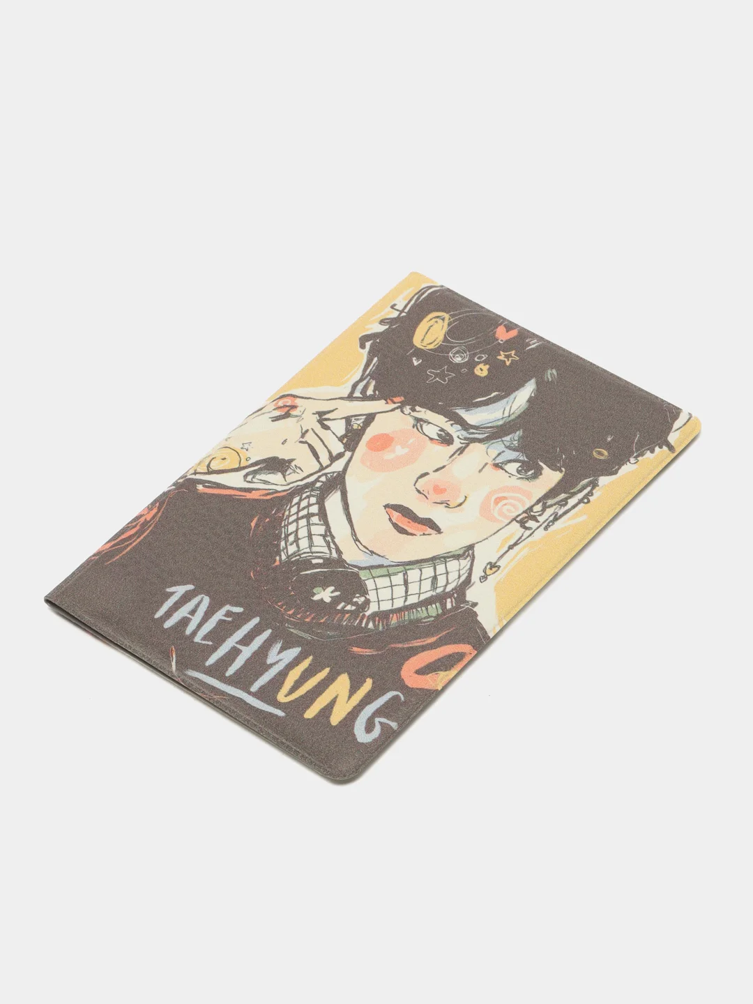 Обложка чехол на паспорт "Ким Тэ Хен БТС" Kim Tae Hyung BTS