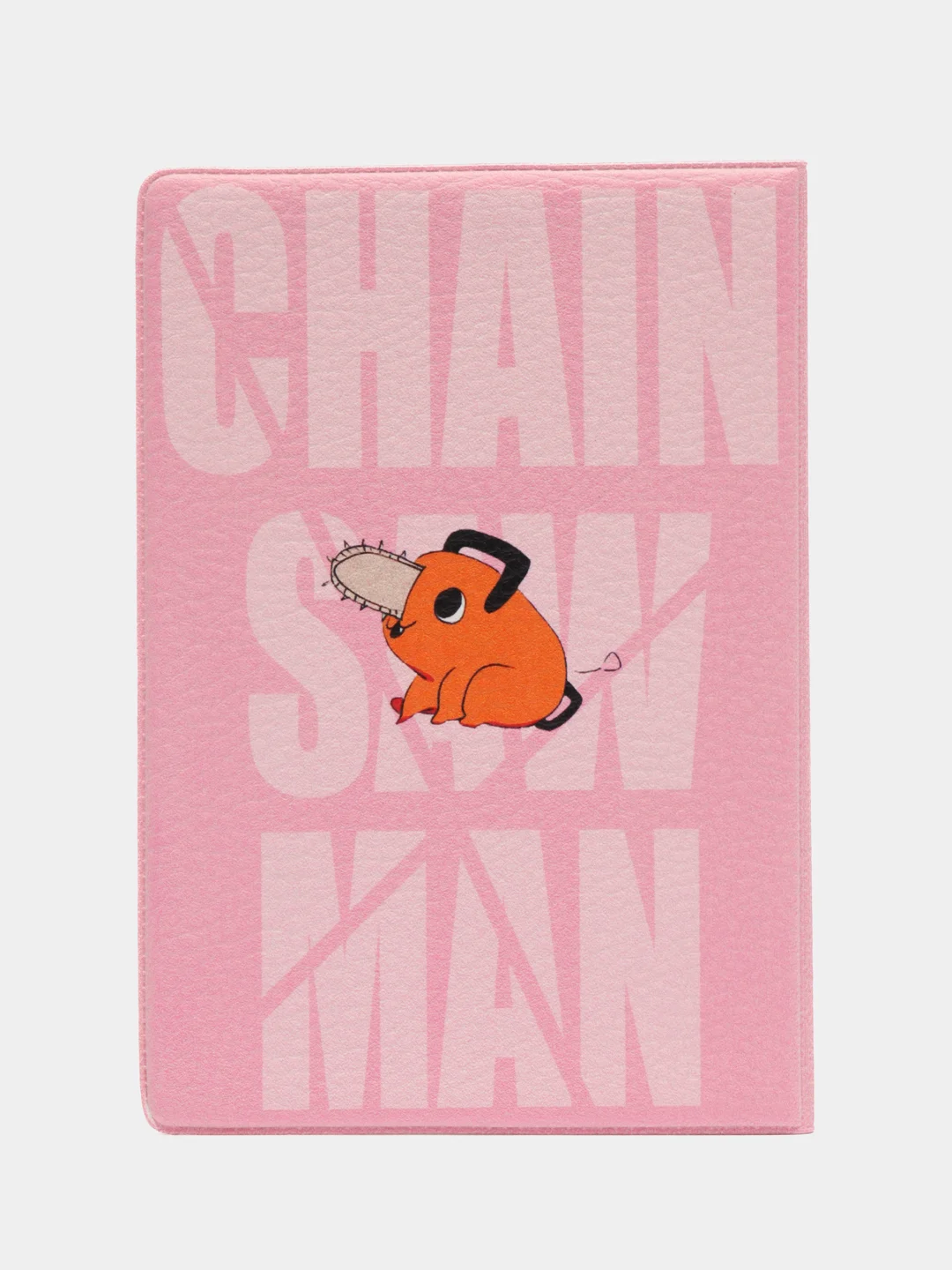 Обложка чехол на паспорт Человек Бензопила, Chainsaw Man