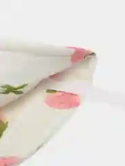 Белый панама летняя солнцезащитная  /пляжная/ детская/ из муслина для девочки /для малышей "Posh Detki"
