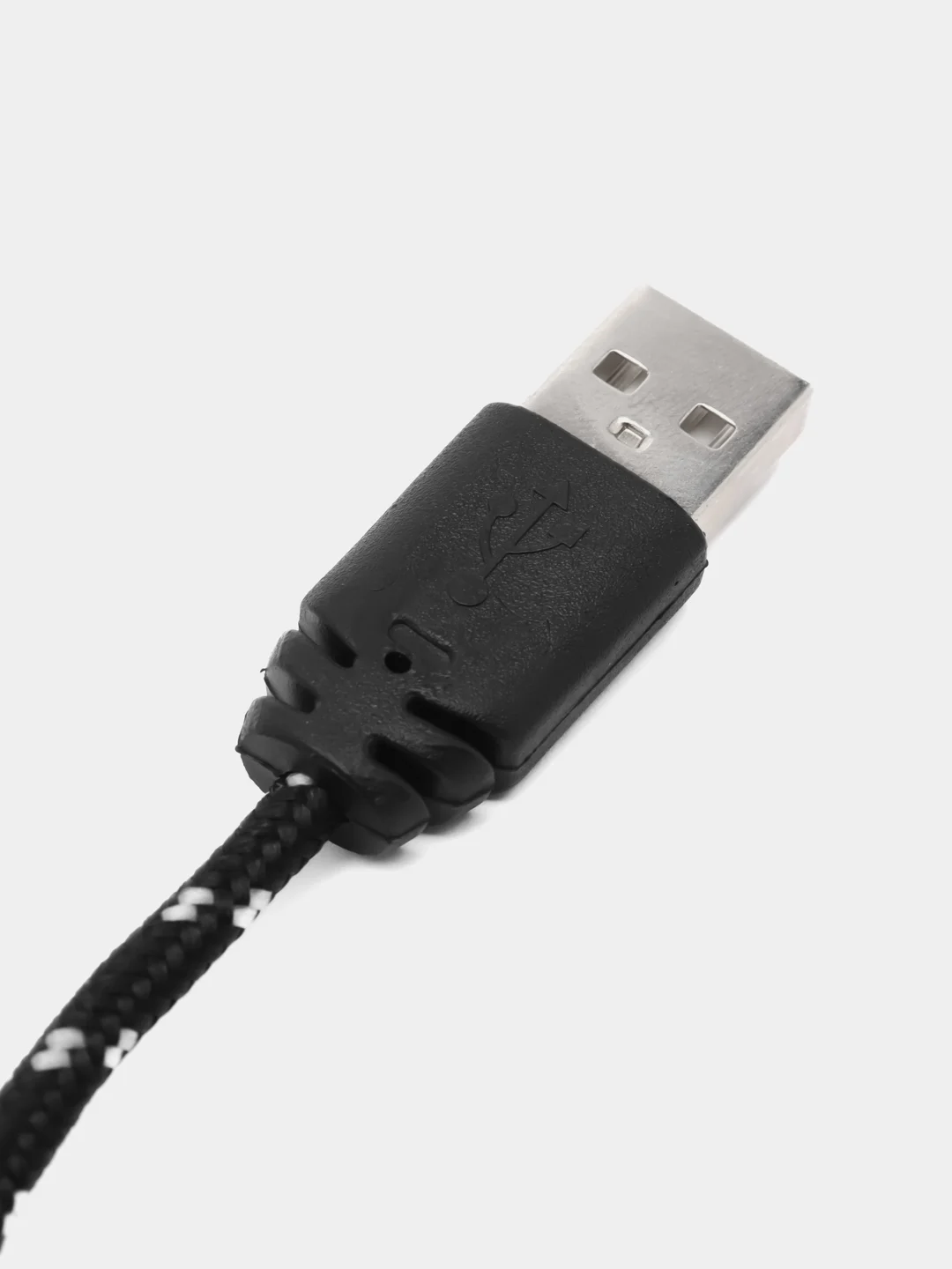 Черный кабель Micro USB в оплетке