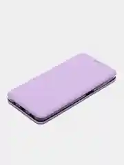 Сиреневый samsung Galaxy A12, M12, A14, A24, A34, A54, A02S чехол-книжка