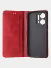 Красный чехол-книжка GQ для Honor X7A Plus / Honor X7A из высококачественной искусственной кожи