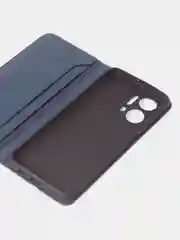 Синий чехол-книжка GQ для Honor X7A Plus / Honor X7A из высококачественной искусственной кожи