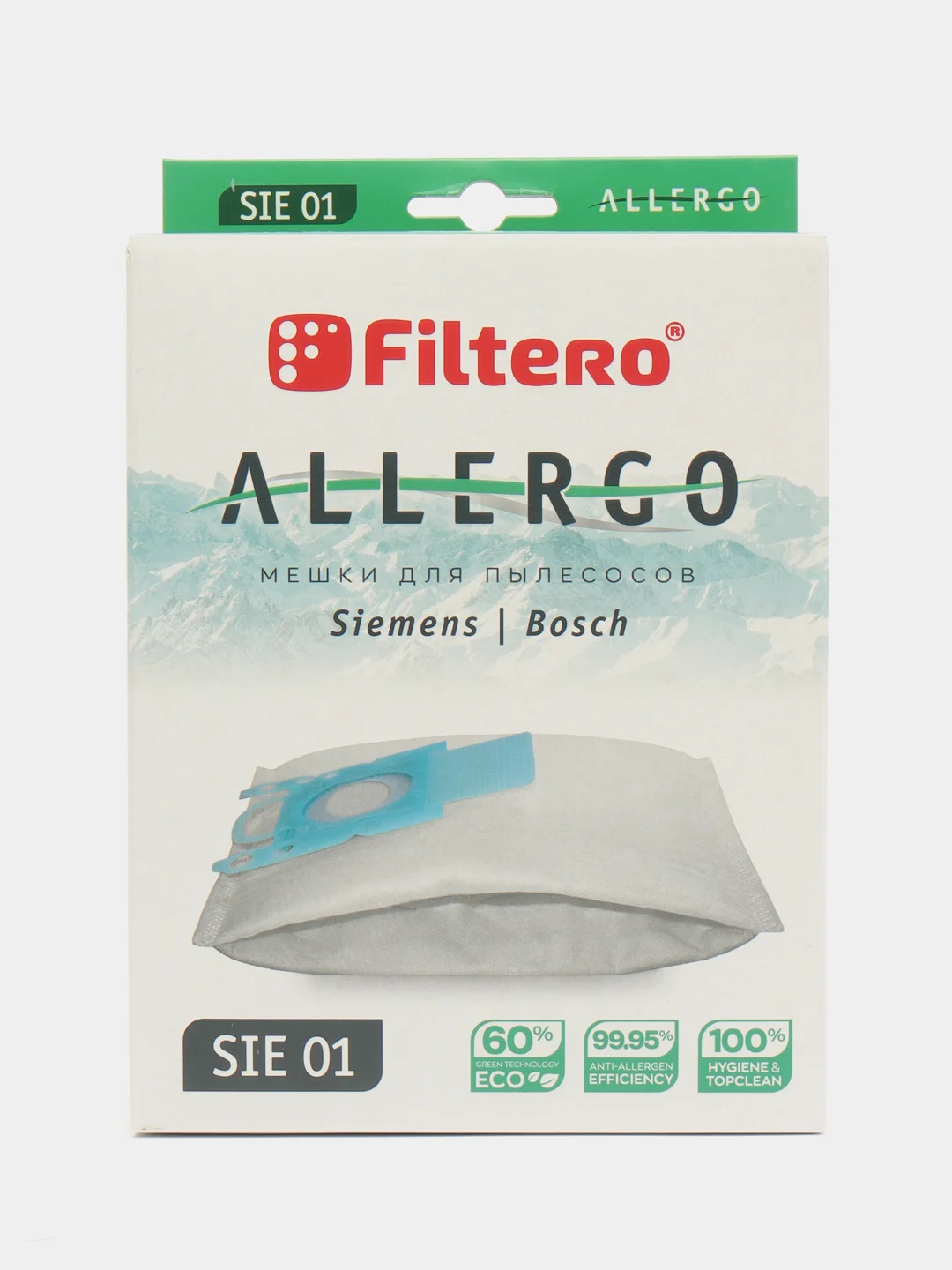 Мешки для пылесосов Filtero Allergo SIE 01, 4 штуки