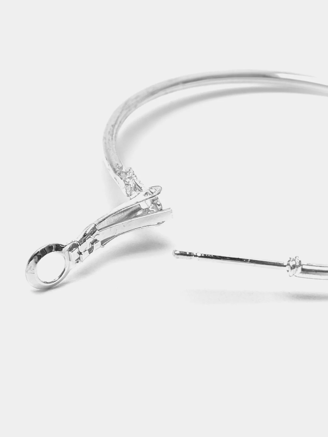 Серебряный серьги-кольца "Конго", набор из 6 пар