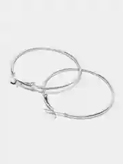 Серебряный серьги-кольца "Конго", набор из 6 пар