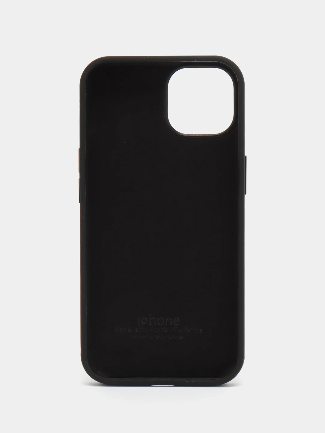 Черный чехол Silicone Case iPhone 11, 12, 13, 14, Pro, Pro Max, с закрытым низом, кейс