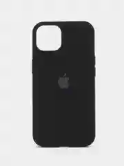 Черный чехол Silicone Case iPhone 11, 12, 13, 14, Pro, Pro Max, с закрытым низом, кейс