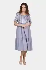 Платье женское из хлопка, большие размеры