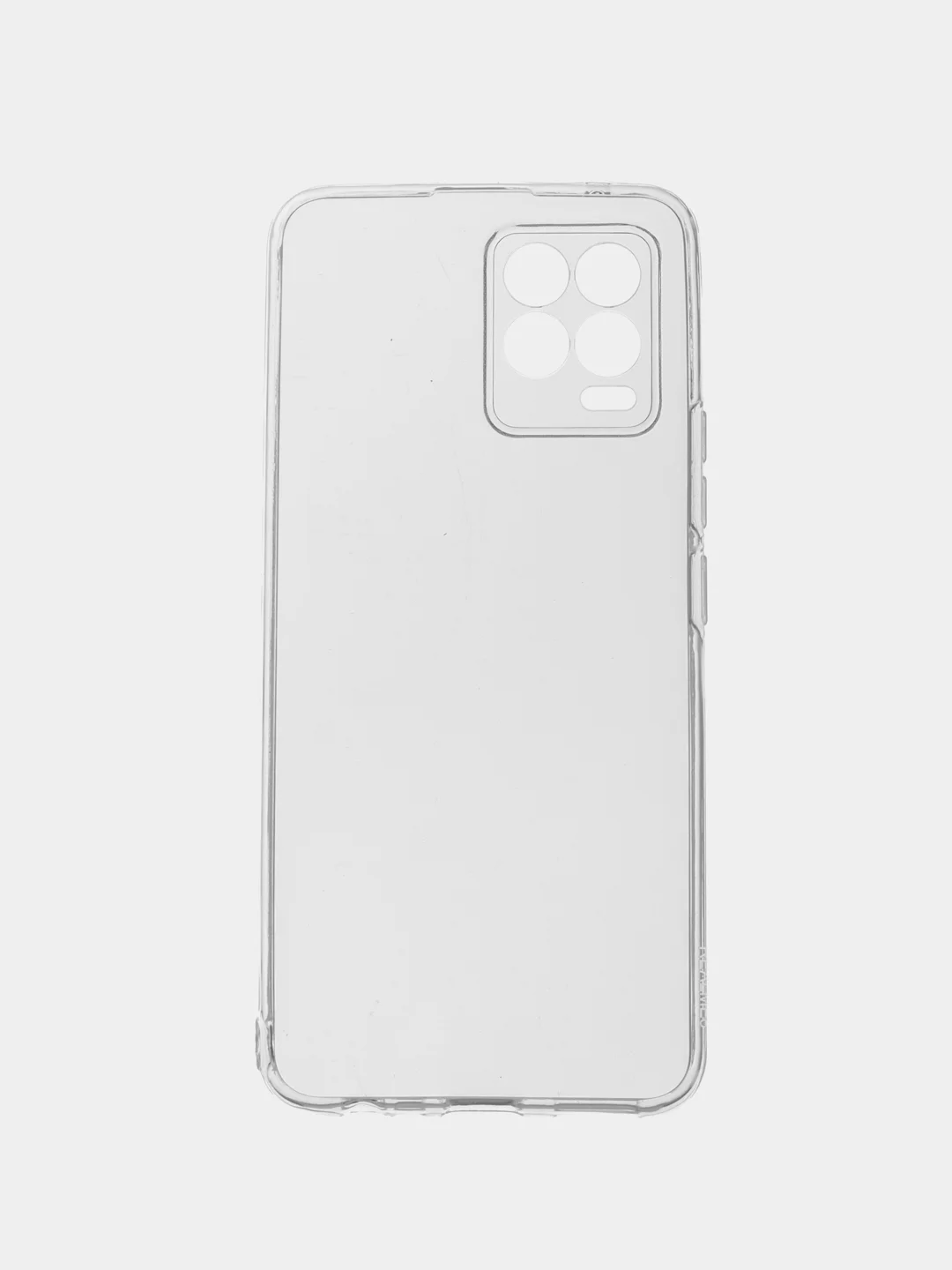 Белый чехол для Realme 8 / Realme 8 Pro (Реалми 8 / 8 Про), прозрачный, силиконовый