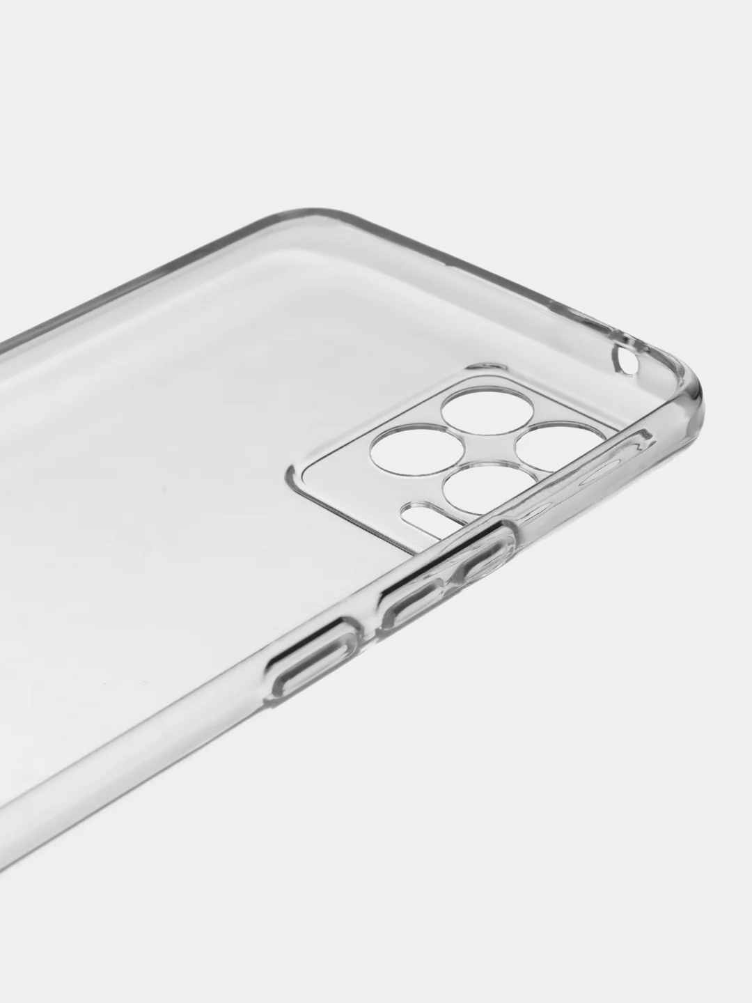 Белый чехол для Realme 8 / Realme 8 Pro (Реалми 8 / 8 Про), прозрачный, силиконовый