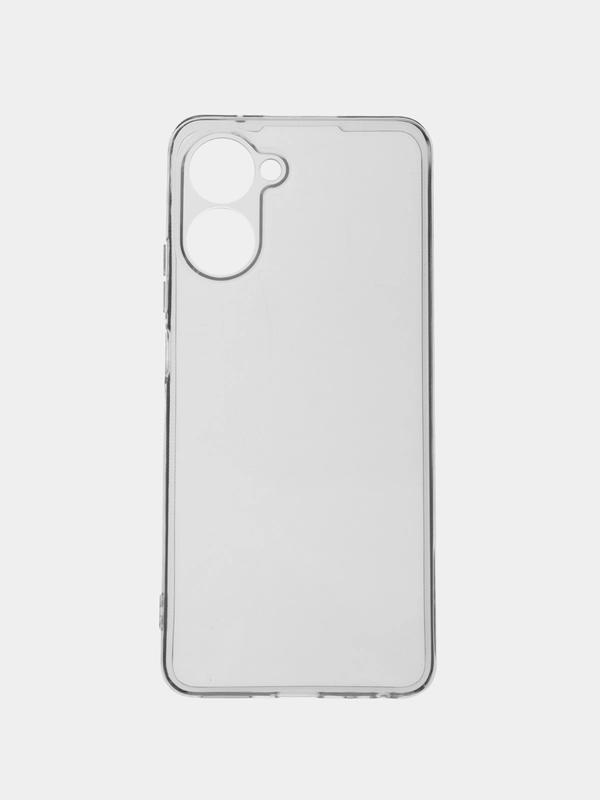 Чехол для Realme 10 Pro (Реалми 10 Про), прозрачный, силиконовый, с защитой камеры