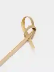 Пики (шпажки) для канапе деревянные одноразовые бамбуковые Завитки, 100 штук Aviora 608532