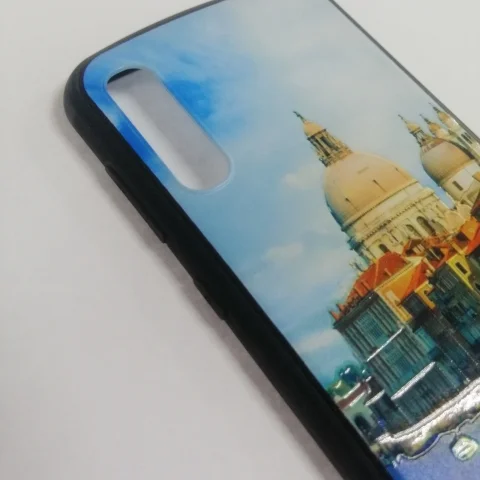 Чехол силиконовый с рисунком Samsung A50