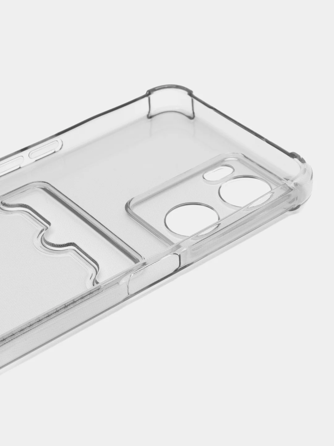 Хром силиконовый чехол для OPPO A57S / A77 4G / A77S / OnePlus Nord N20 SE, с карманом для карт