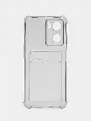 Хром силиконовый чехол для OPPO A57S / A77 4G / A77S / OnePlus Nord N20 SE, с карманом для карт