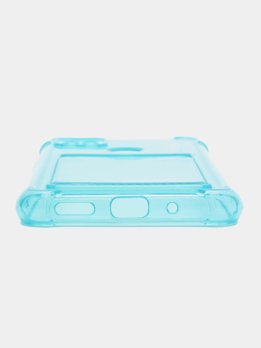 Лазурный силиконовый чехол Xiaomi Redmi 9C 10A Сяоми Редми 9С 10А, с карманом для карт, прозрачный