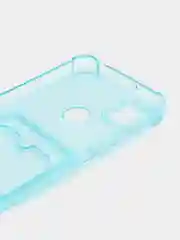 Лазурный силиконовый чехол Xiaomi Redmi 9C 10A Сяоми Редми 9С 10А, с карманом для карт, прозрачный