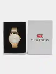 Золотой женские наручные часы Mini Focus MF0259L, в подарочной упаковке