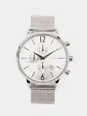 Серебряный мужские наручные часы Mini Focus MF0185G, с хронографом, в подарочной упаковке