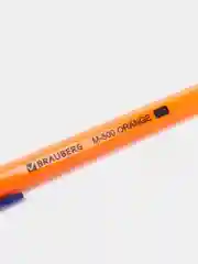 Ручки шариковые синие BRAUBERG "M-500 ORANGE", НАБОР 10 шт., линия 0,35мм, 143951
