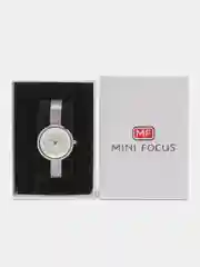 Серебряный женские часы наручные Mini Focus MF0274L, в подарочной упаковке