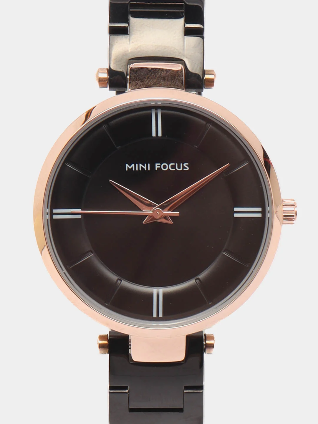 Черный женские наручные часы Mini Focus MF0235L, в подарочной упаковке