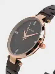 Черный женские наручные часы Mini Focus MF0235L, в подарочной упаковке