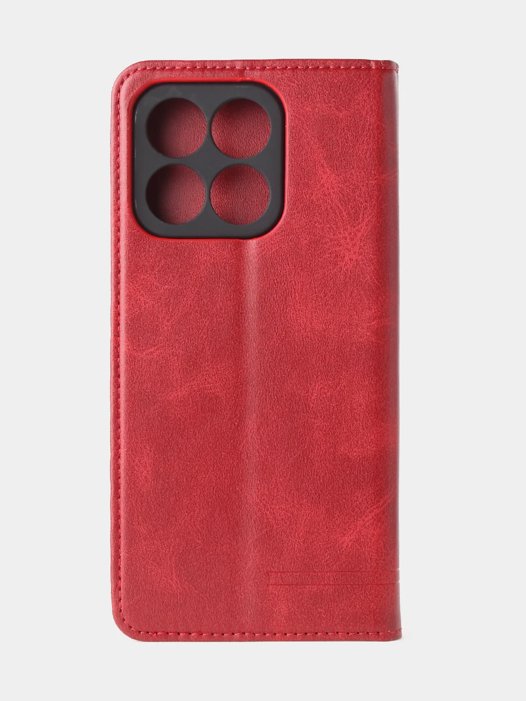 Красный чехол-книжка GQ для Honor X8A из высококачественной искусственной кожи