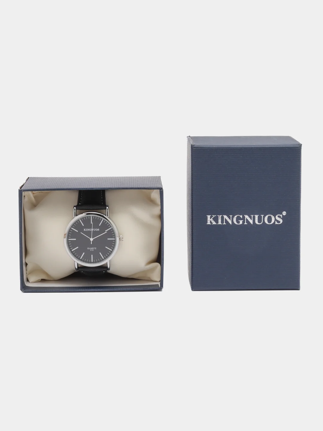 Черный мужские наручные часы Kingnuos K-015, в подарочной упаковке