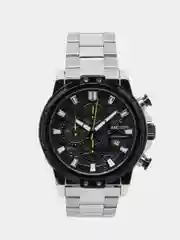 Серебряный мужские наручные часы Megir MS2108G, с хронографом, в подарочной упаковке