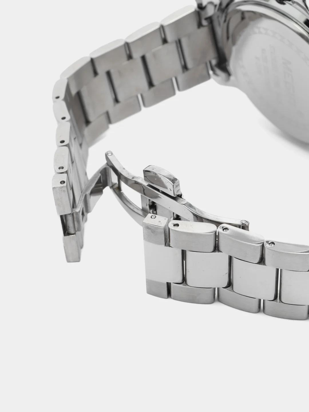 Серебряный мужские наручные часы Megir MS2108G, с хронографом, в подарочной упаковке