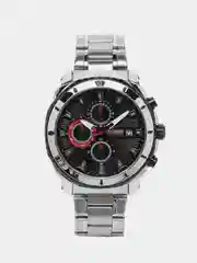 Черный мужские наручные часы Megir MS2075G, с хронографом, в подарочной упаковке