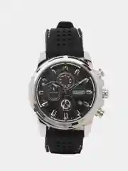 Серебряный мужские наручные часы Megir MN2101G, с хронографом, в подарочной упаковке