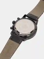 Карамельный мужские наручные часы Dedima D-159, с кожаным ремешком и хронографом
