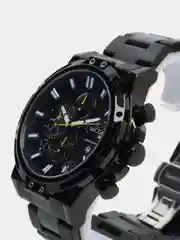 Черный мужские наручные часы Megir MS2108G, с хронографом, в подарочной упаковке