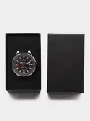 Серебряный мужские наручные часы Megir MN2053G, с хронографом, в подарочной упаковке