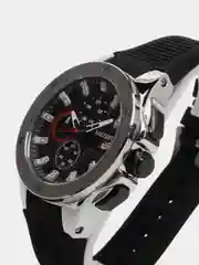 Серебряный мужские наручные часы Megir MN2053G, с хронографом, в подарочной упаковке