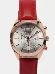 Красный женские наручные часы Megir ML2115LR, с хронографом, в подарочной упаковке