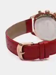 Красный женские наручные часы Megir ML2115LR, с хронографом, в подарочной упаковке