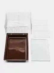 Коричневый клетка для грызунов, 30*20*22 см, комплект с колесом и поилкой