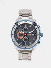 Синий мужские наручные часы Megir MS2075G, с хронографом, в подарочной упаковке