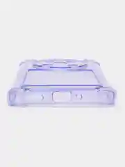 Лавандовый чехол противоударный Huawei Nova Y90 (Хуавей Нова У90), прозрачный, с карманом для карты