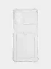 Прозрачный чехол для Xiaomi Poco M5 / Сяоми Поко М5 прозрачный, с карманом для карты