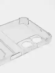 Лавандовый чехол для Xiaomi Poco M5 / Сяоми Поко М5 прозрачный, с карманом для карты