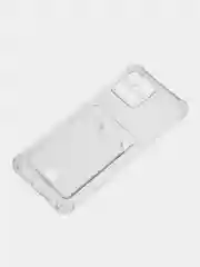 Марсала чехол для Huawei Honor X8 5G/X6 5G (Хонор Х8, Х6 5Г), прозрачный, с карманом для карты