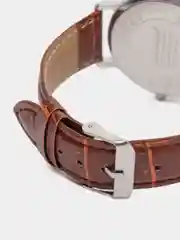 Коричневый мужские наручные часы KINGNUOS K-020, в подарочной упаковке