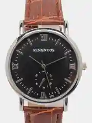 Коричневый мужские наручные часы KINGNUOS K-018 в подарочной упаковке