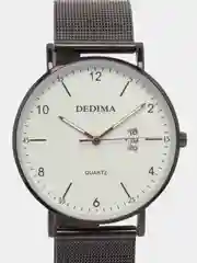 Белый мужские наручные часы Dedima D-185, с календарём, в подарочной упаковке