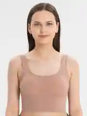 Бежевый топ женский
